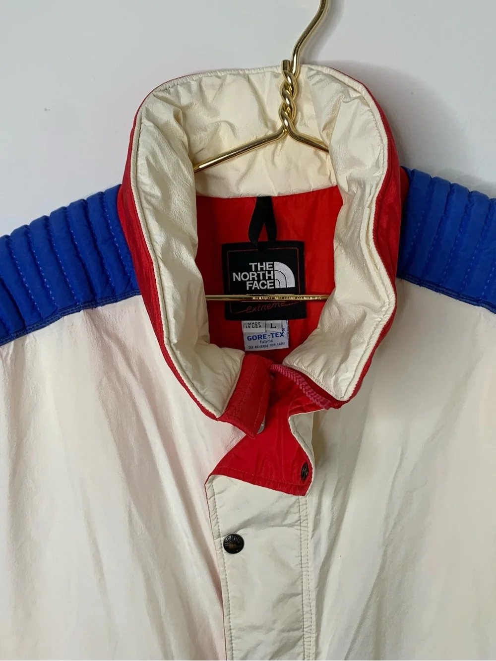 The North Face extreme jacket large Men's Cream ski snowboard 90’s